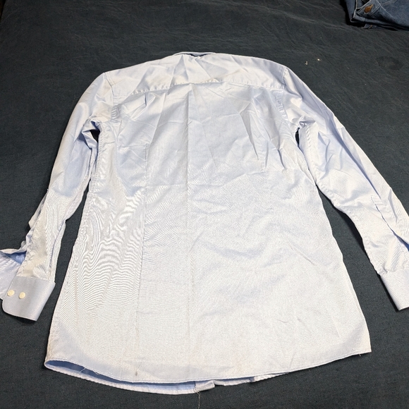 Drapey Light Blue Button up Shirt - Picture 2 of 6